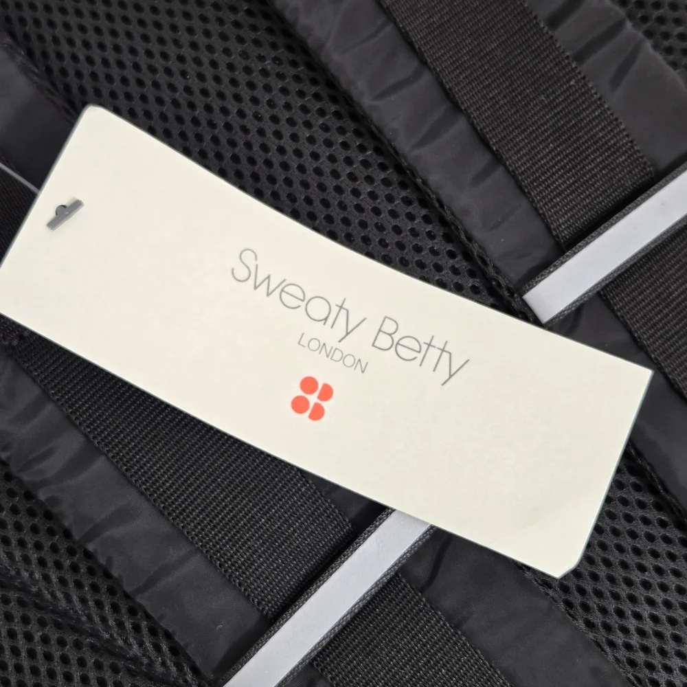 Sweaty Betty ON THE GO BACKPACK Black Travel Vacation School‎ Backpack